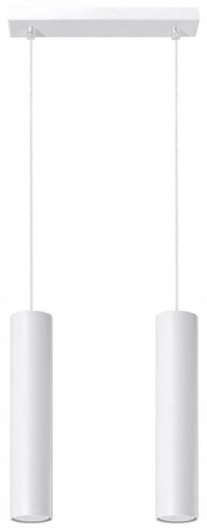 Lampa Wisząca Nad Stół Podwójna Do Salonu == Biała