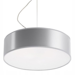 Lampa Wisząca Led Do Salonu Sypialni Okrągła Szara