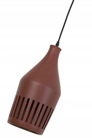Ceramiczna Brązowa Lampa Wisząca == Boho Naturalna