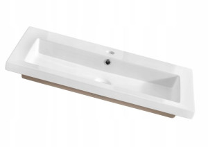 Umywalka Meblowa Ceramiczna 80cm Prostokątna Biała