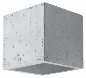 Industrialny Kinkiet Betonowy Lampa Ścienna = Loft