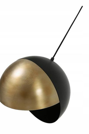 Glamour Lampa Wisząca Czarno Złota 20 Cm Elegancka
