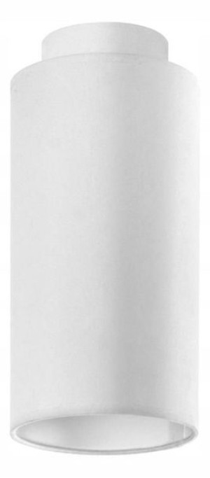 Metalowa Lampa Sufitowa Tuba Minimalistyczna Biała