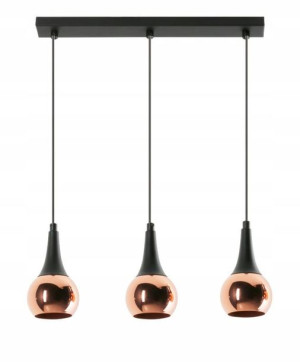 Wisząca Lampa Nad Stół Ze Szklanymi Kloszami Salon
