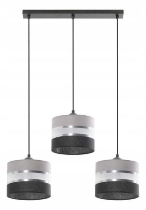 Lampa Wisząca W Paski Okrągła = Do Salonu Sypialni