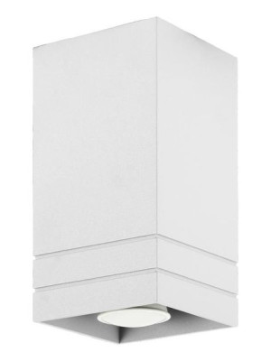 Łazienkowa Lampa Sufitowa Halogenowa Metalowa Biel