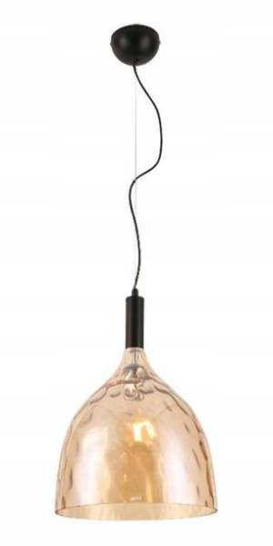 Loftowa Lampa Zwisająca Szklany Klosz == Do Salonu