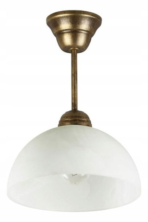 Klasyczna Wisząca Lampa Z Jednym Szklanym Kloszem