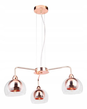 Szklana Lampa Wisząca Do Salonu Sypialni = Stylowa