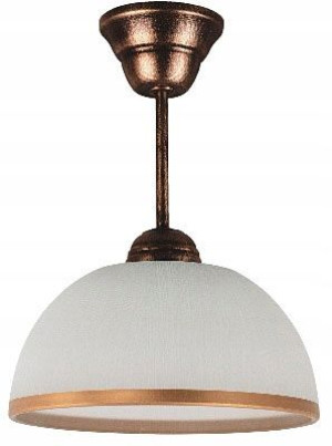 Wisząca Lampa W Stylu Retro Zdobiony Klosz Szklany