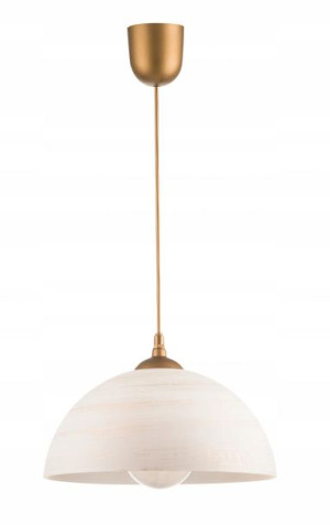 Kuchenna Lampa Ze Szklanym Kloszem Klasyczna Złota