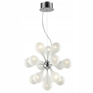 Lampa Wisząca Do Salonu Sypialni Halogenowa Szkło