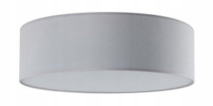 Okrągły Plafon Lampa Sufitowa Z Tkaniny Nowoczesna
