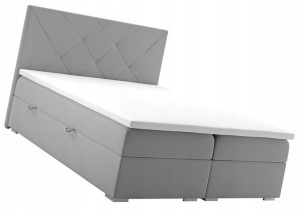 Kontynentalne Łóżko Boxspring Ze Schowkiem 140x200