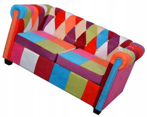 Designerska Sofa Tapicerowana Chesterfield 145 Cm