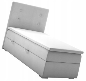 Pojedyncze Łóżko Boxspring Z Pojemnikiem == 90x200