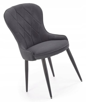 Krzesło Do Salonu Welwetowe Pikowane Eleganckie