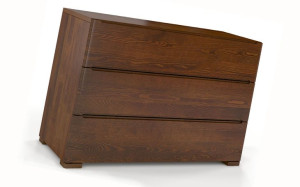 Drewniana Komoda ==== Minimalistyczna Z Szufladami