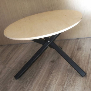 Stolik Kawowy Okrągły Minimalistyczny = Do Salonu
