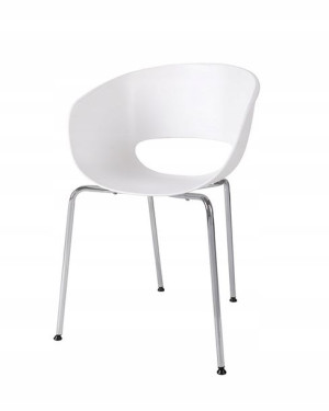Designerskie Krzesło ===== Białe Do Salonu Jadalni