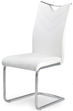 Nowoczesne Minimalistyczne Krzesło Do Kuchni Białe