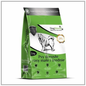 Dogshield Psy Dorosłe Rasy Małe I Średnie 3 Kg