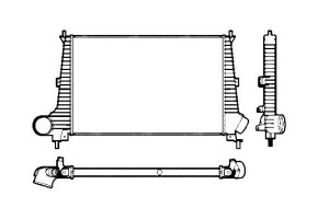 Intercooler Saab 9-5 2,0t 2,3t Nrf