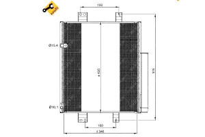 Skraplacz Klimatyzacji Daihatsu Nrf