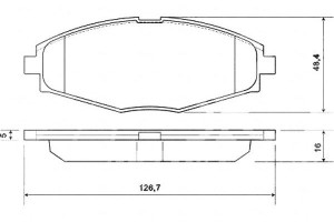 Klocki Hamulcowe Daewoo Lanos Matiz A.b.s.