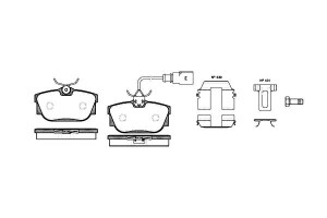 Klocki Hamulcowe Remsa 5m212m008aa 7m3698451d 7m36