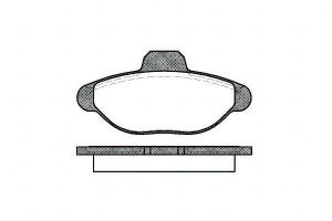 Klocki Hamulcowe Fiat Cinquecento 17mm Wva21365 Ro