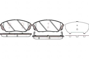 Klocki Hamulcowe Kia Sorento 17.3mm Wva24092 Z Czu