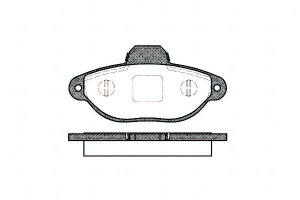 Klocki Hamulcowe Fiat Panda Punto Seicento Lancia