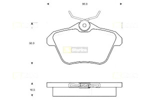 Klocki Hamulcowe Alfa Romeo 156 164 Lancia Kappa K