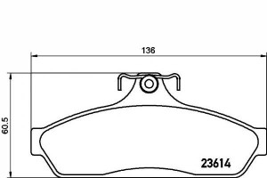 Klocki Hamulcowe Holden Commodore 2.8 10.78-03.80