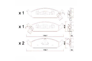Klocki Hamulcowe Chrysler Stratus 95-01 Zimmermann