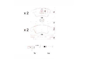 Klocki Hamulcowe Audi A6 11- Przód Zimmermann