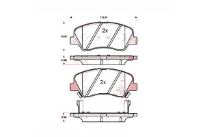 Klocki Hamulcowe Kia Rio Iii 11- Przód Zimmermann