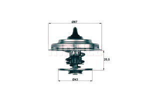 Termostat Mercedes 87c Jaguar Mahle