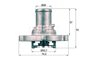 Termostat Fiat 87c 1,2 16v Bravo Mahle