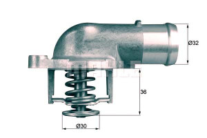 Termostat Vw 87c 2,5tdi T5 Mahle