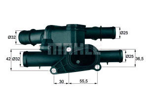 Termostat Vw 105c Golfiv A3 Mahle