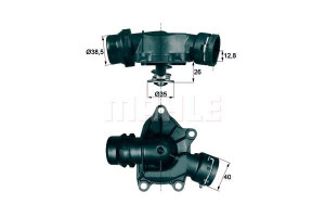 Termostat Bmw 88c E38 39 3,0d Mahle