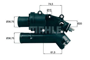Termostat Citroen 83c 2,2hdi Ford 2,2tdci Mahle