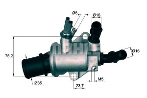Termostat Opel 88c 1,9cdti Mahle