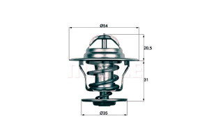 Termostat Vw 84c Mahle