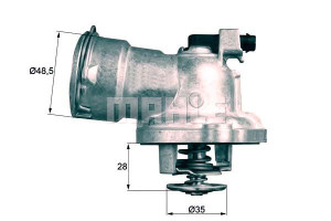 Termostat Mercedes 87c 3,2 3,5 Cdi Om642 Mahle