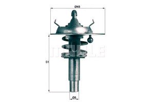 Termostat Mercedes 90c M271 W203 211 Mahle