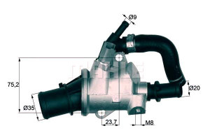 Termostat Alfa 88c 1,9 2,4 Jtd 2,0jts Mahle