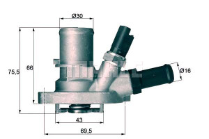 Termostat Fiat 88c 500 1,2 Ford Ka Mahle